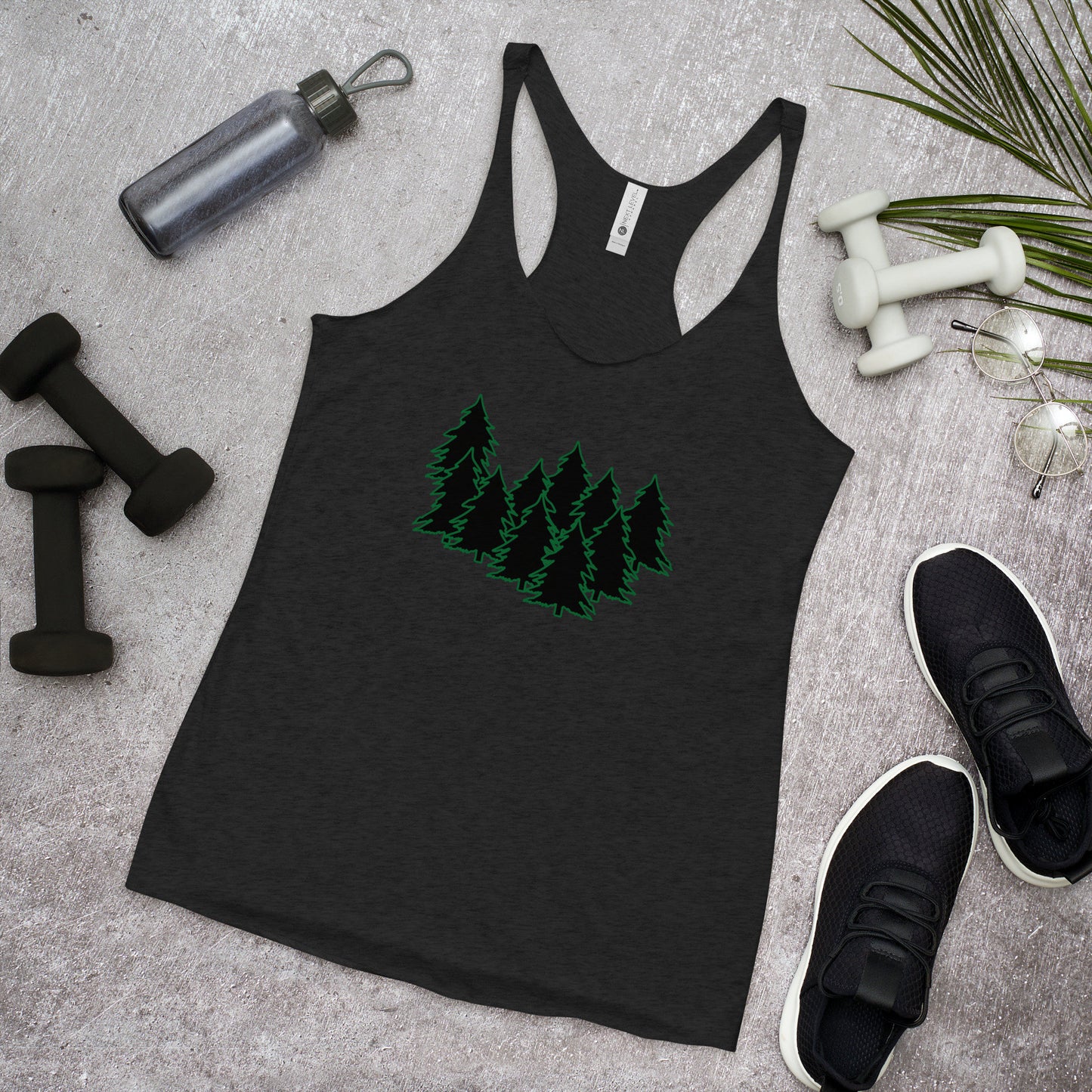 Green Trees Women’s Racerback Tank Top
