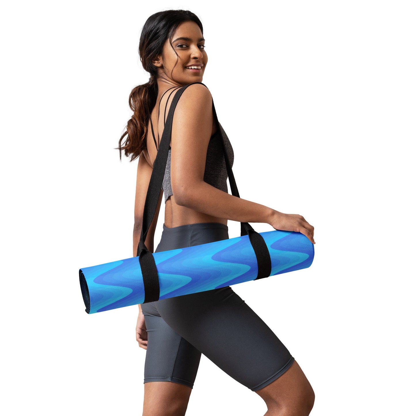 Just Blue Waves Yoga mat