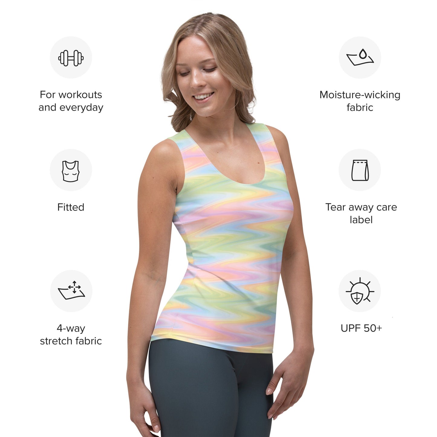 Spring Waves Tank Top