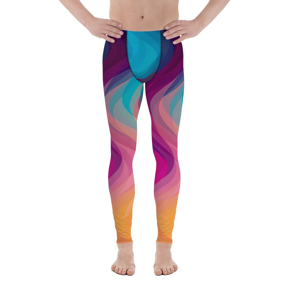 Fire Waves Men's Leggings