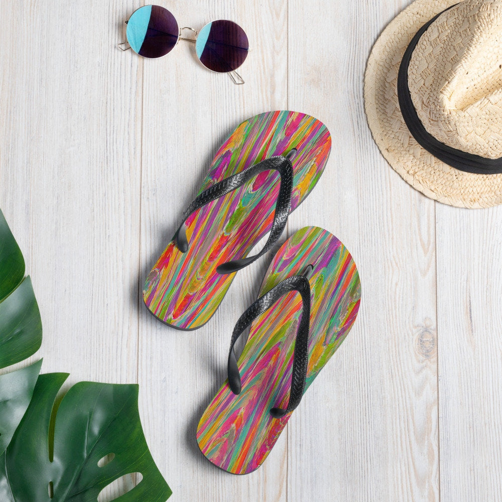 Wood Waves Flip-Flops