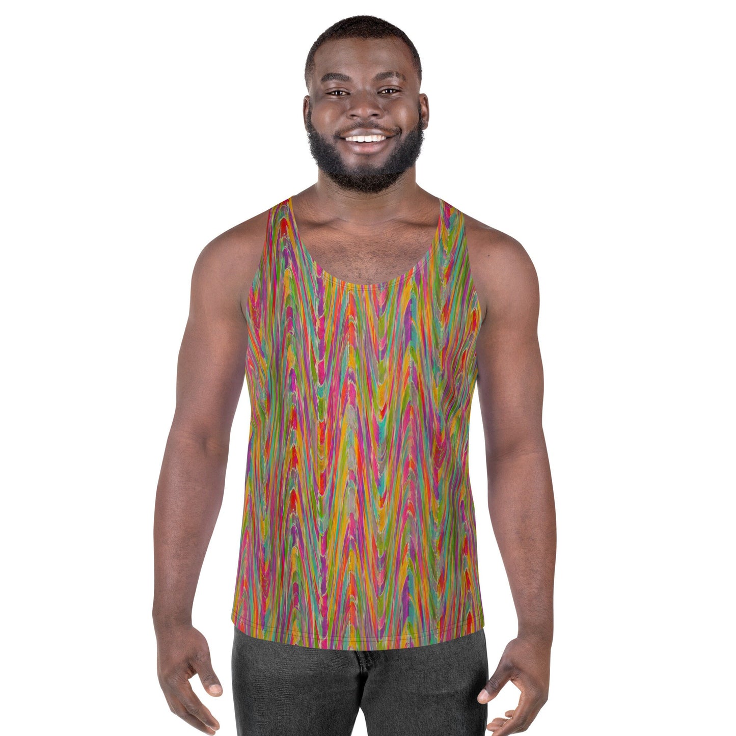Wood Waves Unisex Tank Top