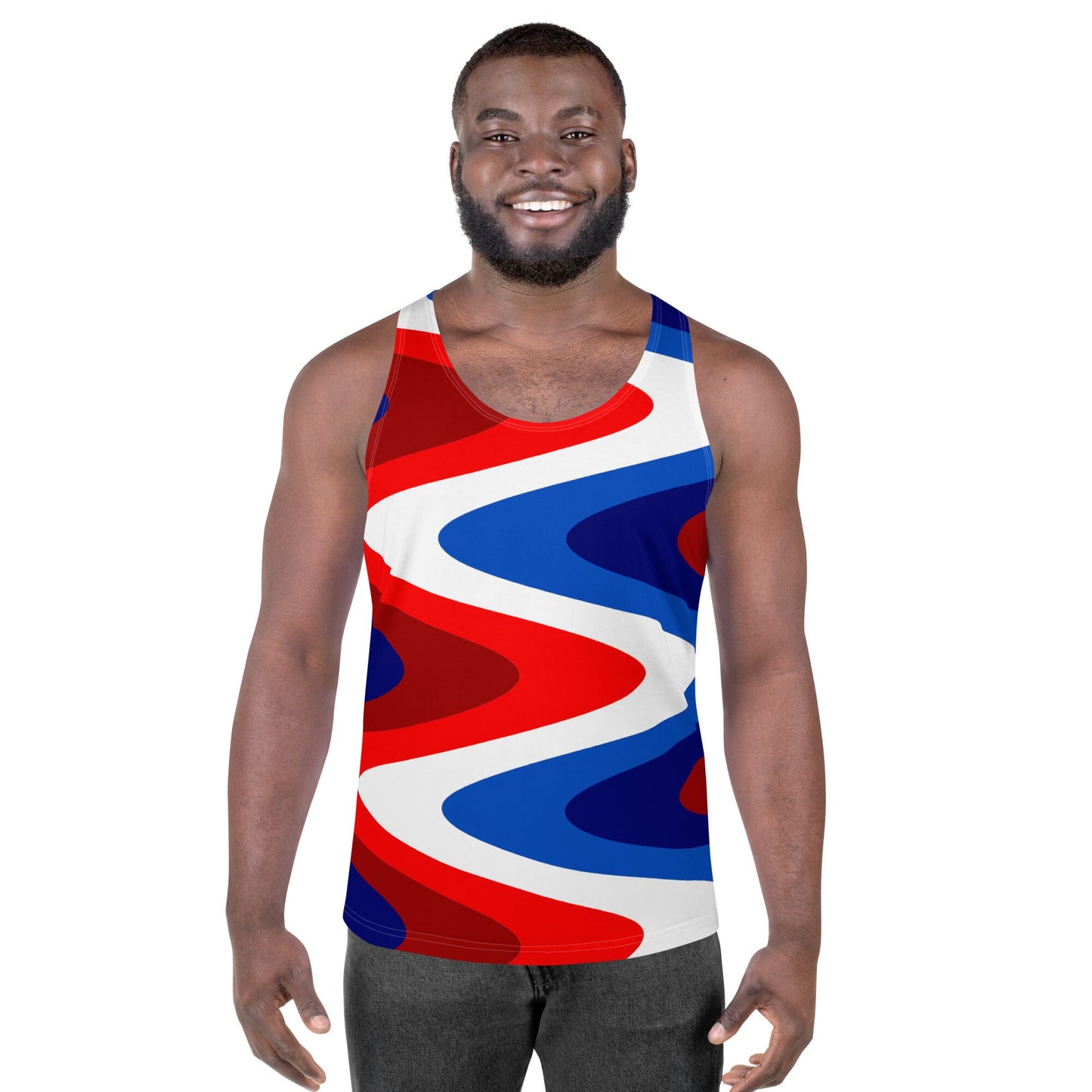 USA Waves Unisex Tank Top