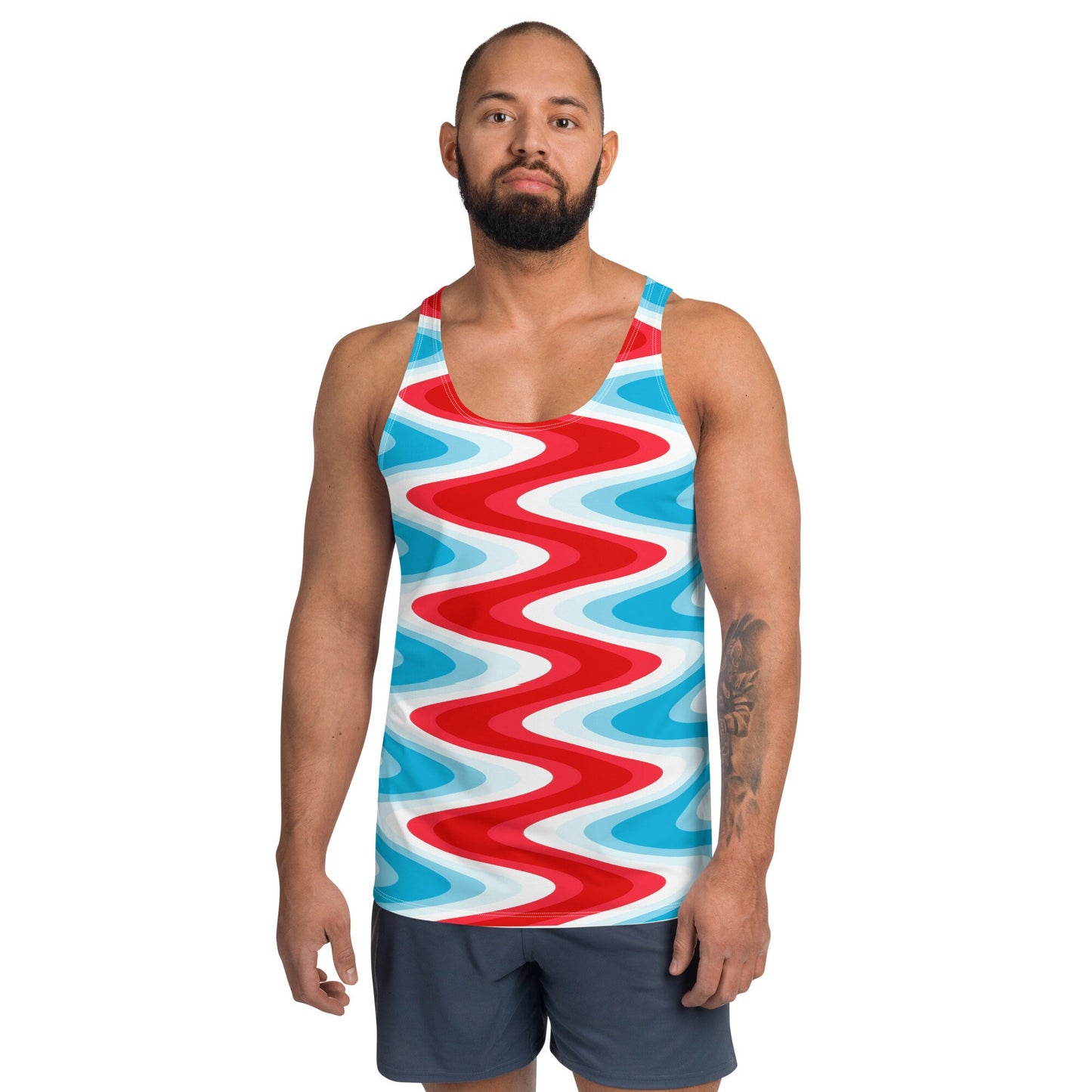 Rocket Pop Waves Unisex Tank Top