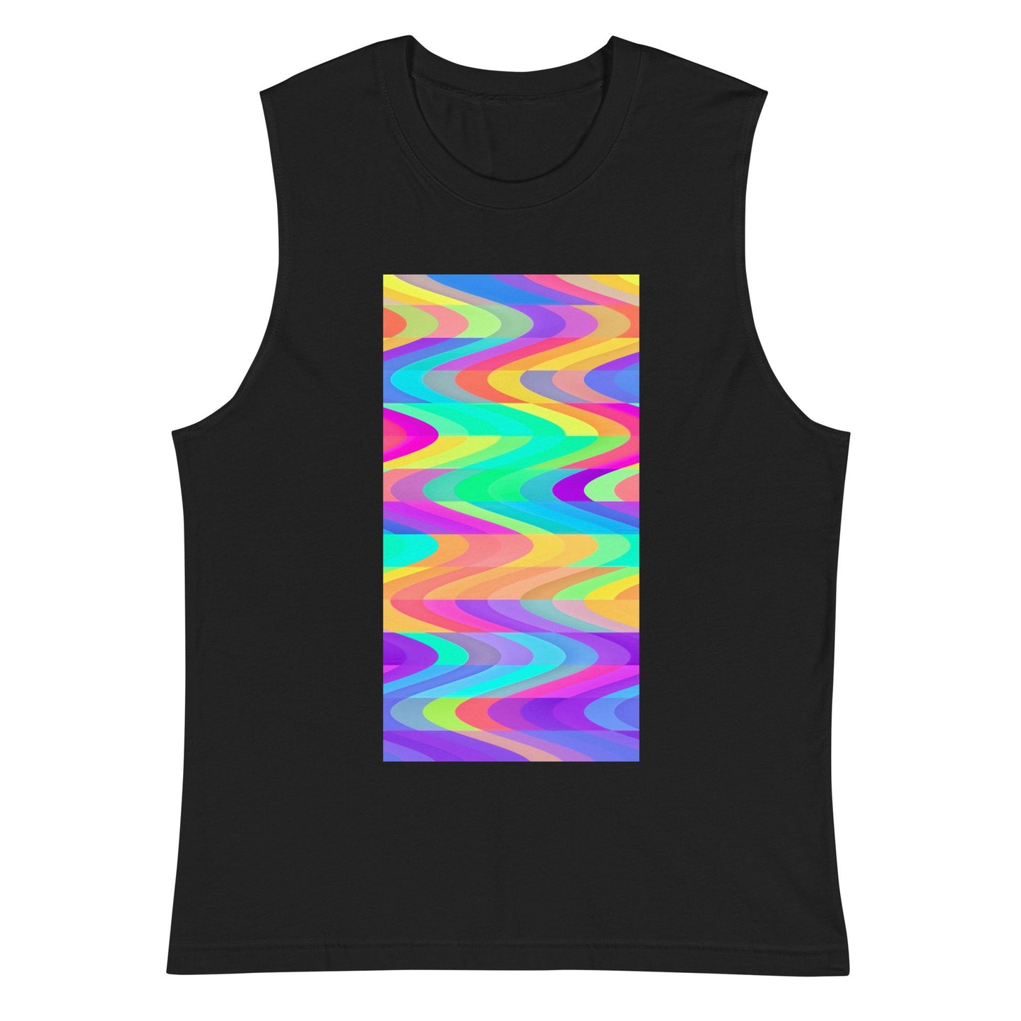 Prismatic Flow Muscle Shirt