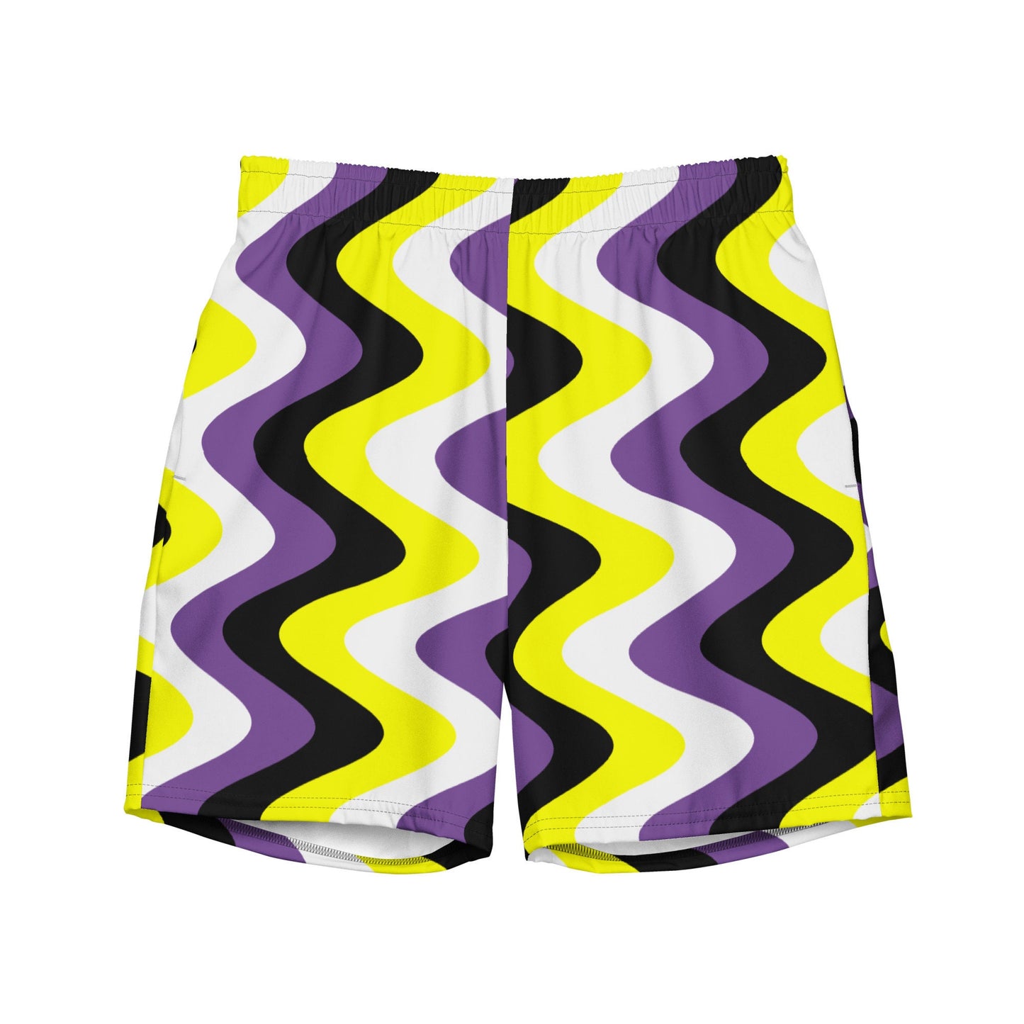 Non-Binary Pride Flag Men's swim trunks