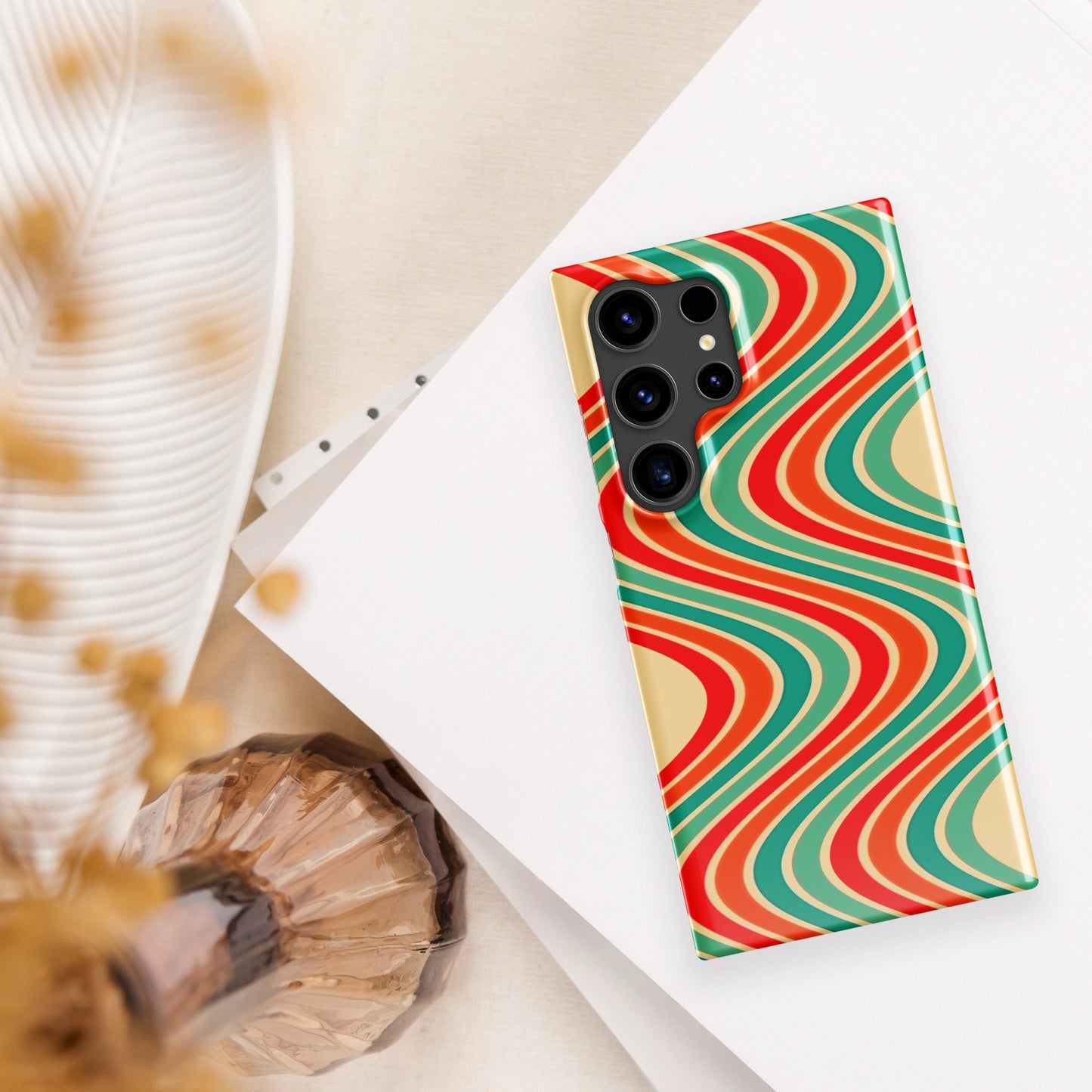Vintage Waves Snap case for Samsung®