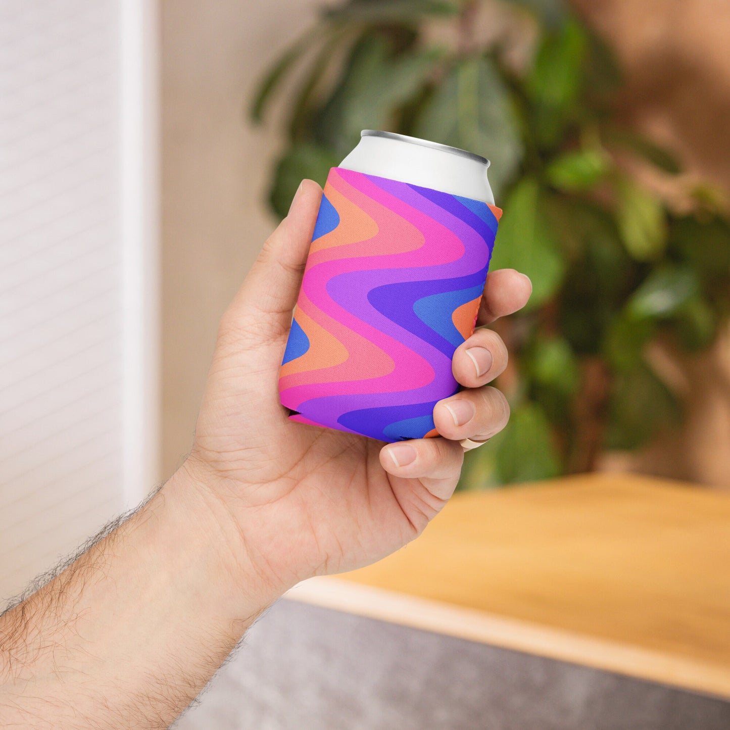 Sunset Dream Waves Can cooler