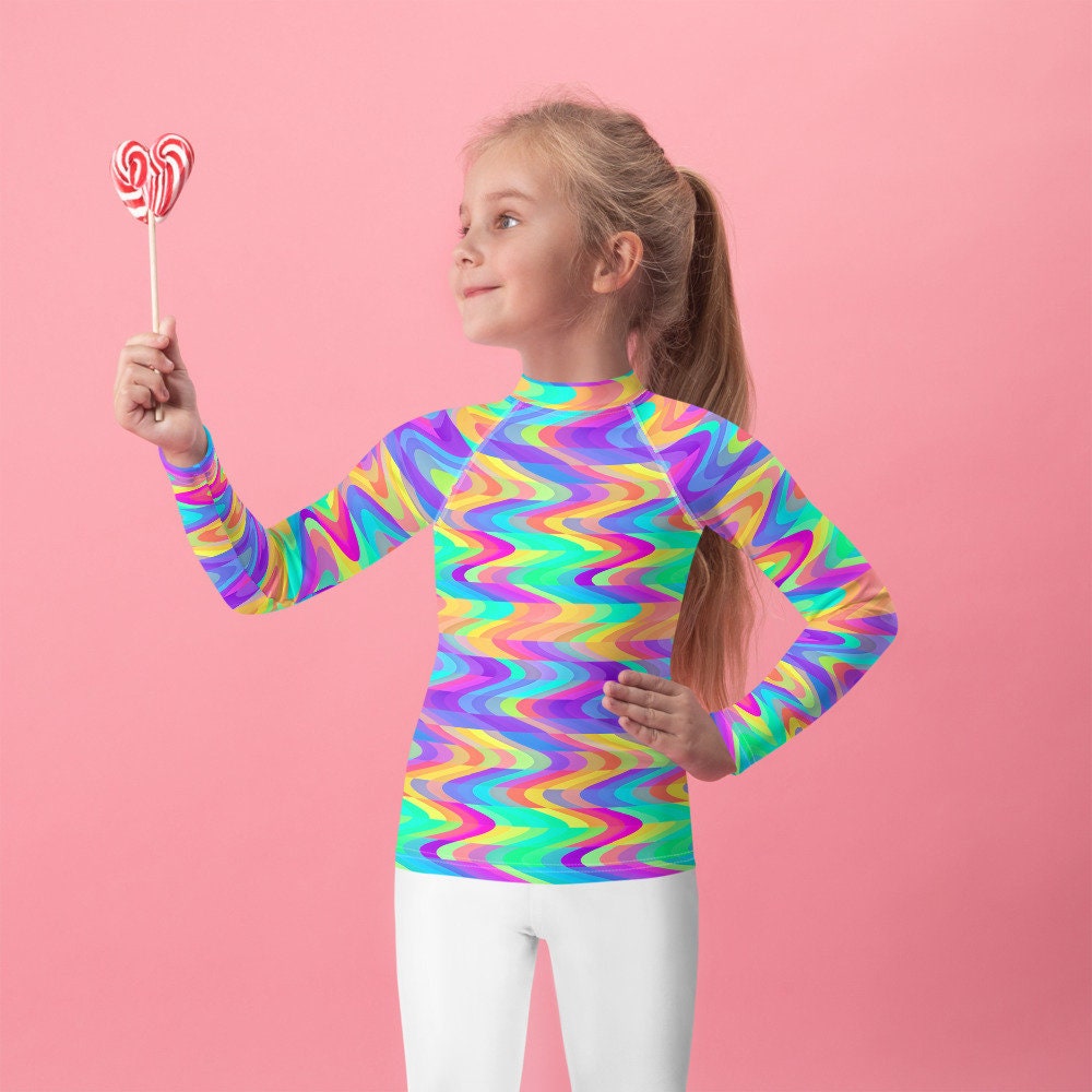 Prismatic Flow Kids Rash Guard