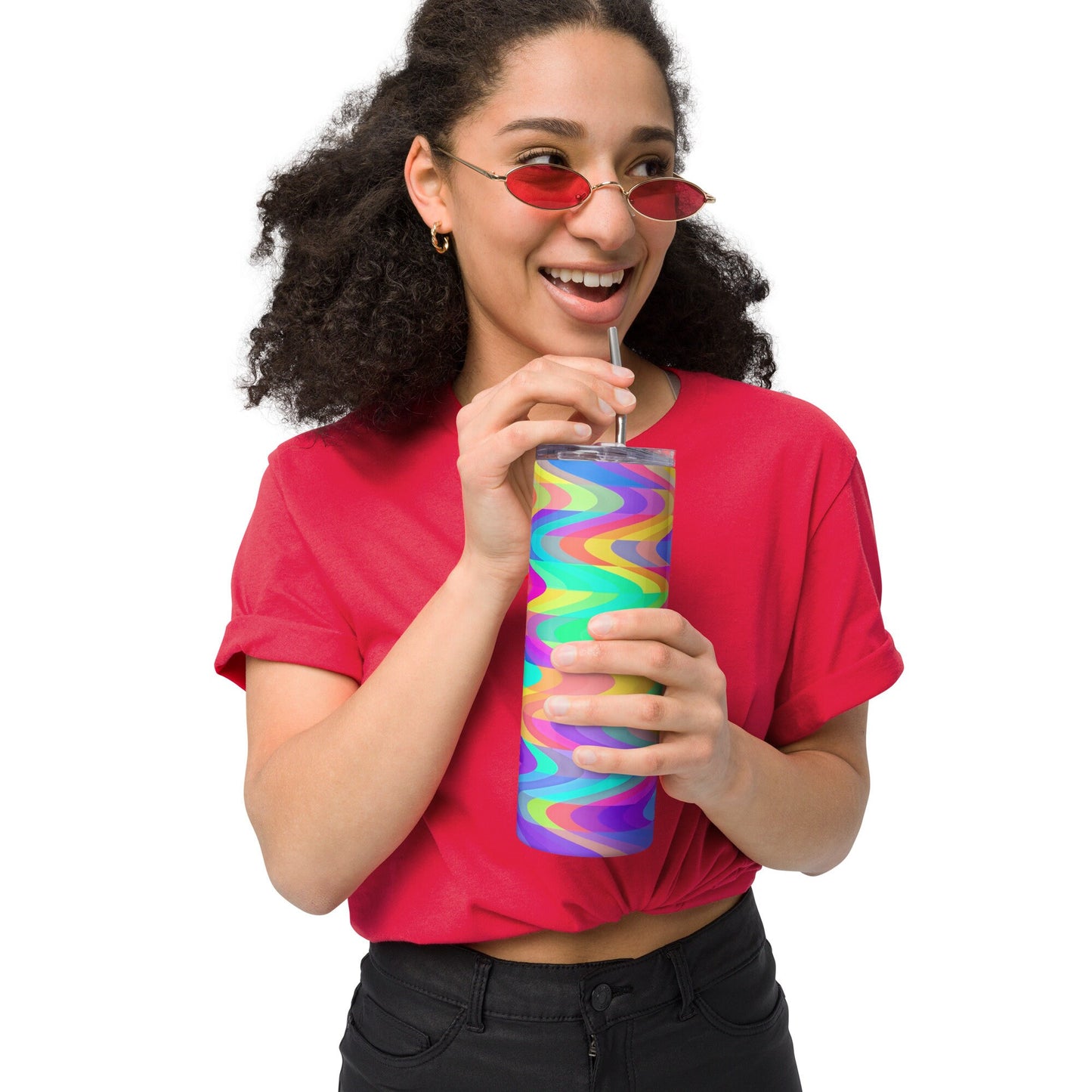 Prismatic Flow Stainless steel tumbler