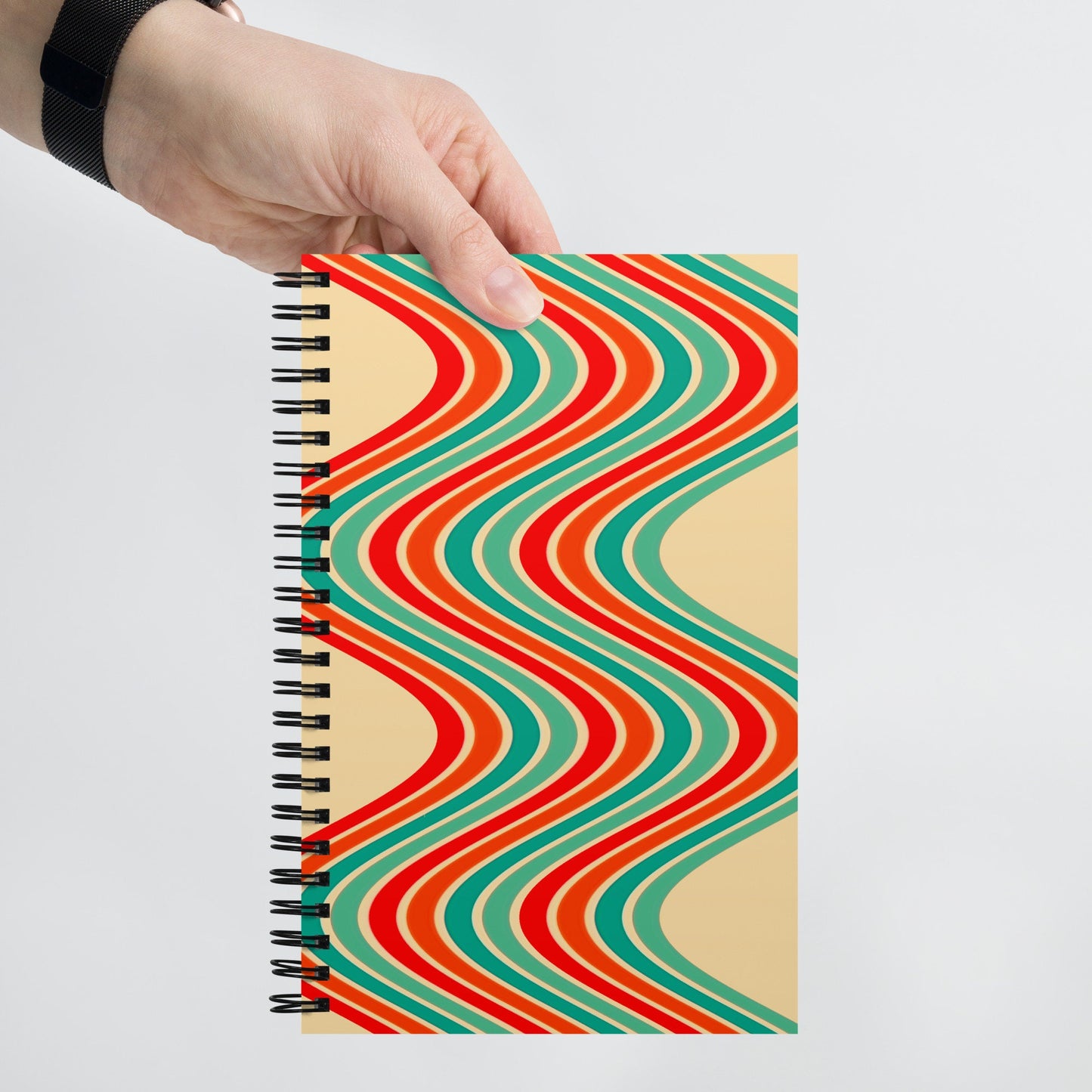 Vintage Waves Spiral notebook