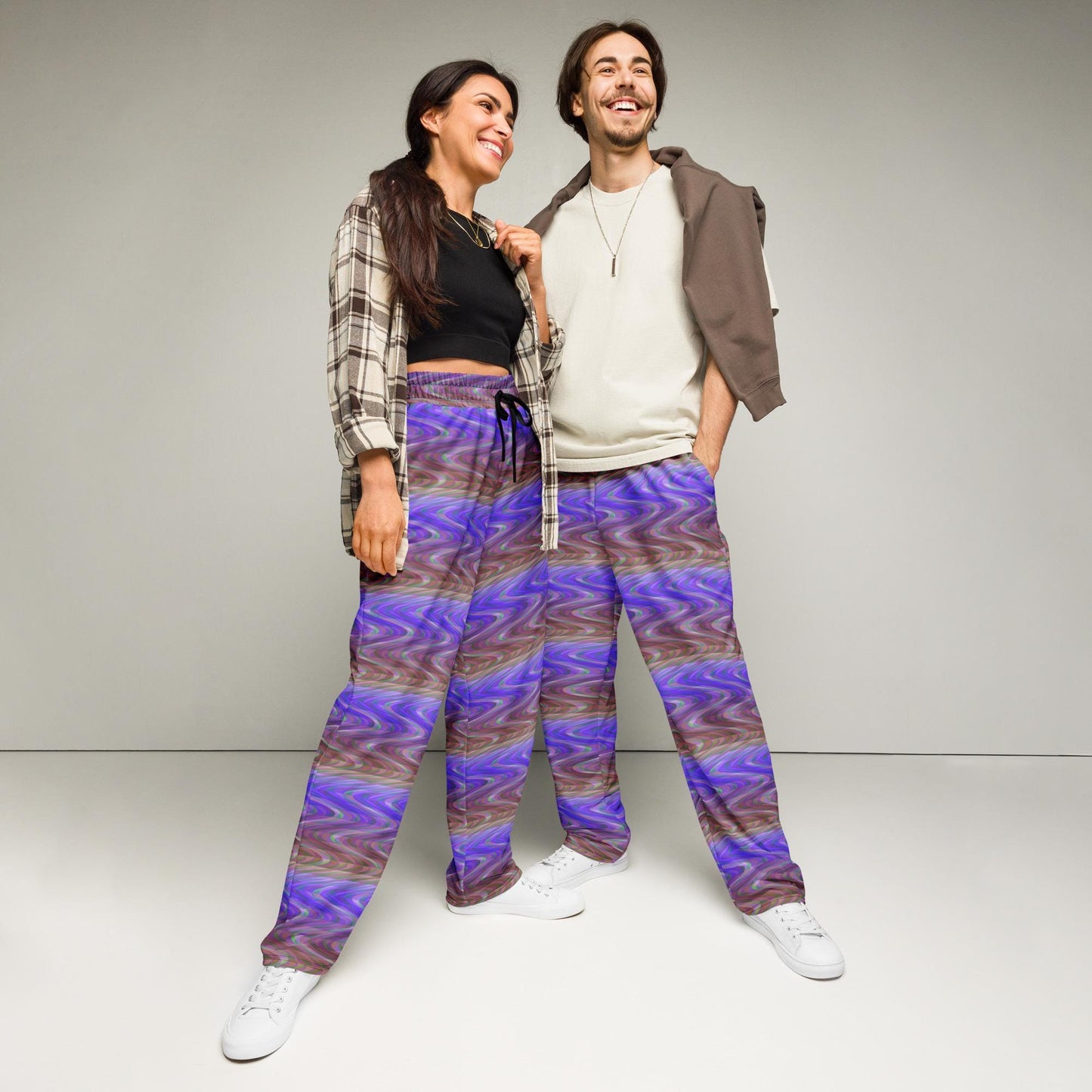Southwestern Mirage Waves Wide-leg joggers