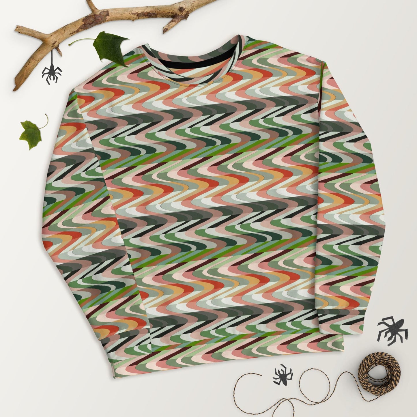 Urban Jungle Waves Unisex Sweatshirt