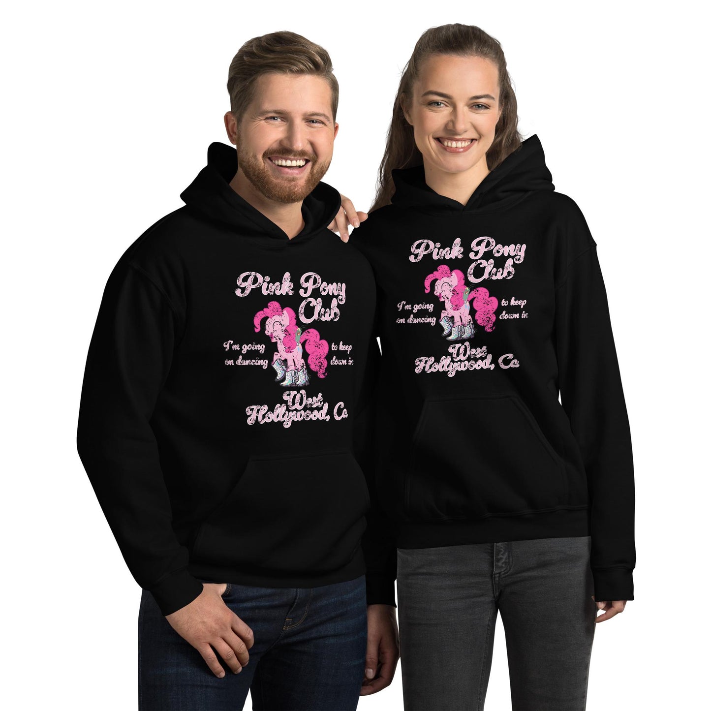 Pinky Pie/Plankton Pony Club Vintage Unisex Hoodie
