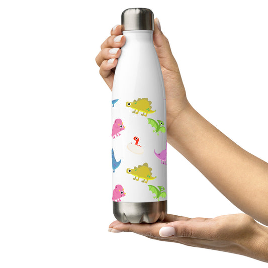 Cute Dinos Stainless steel water bottle