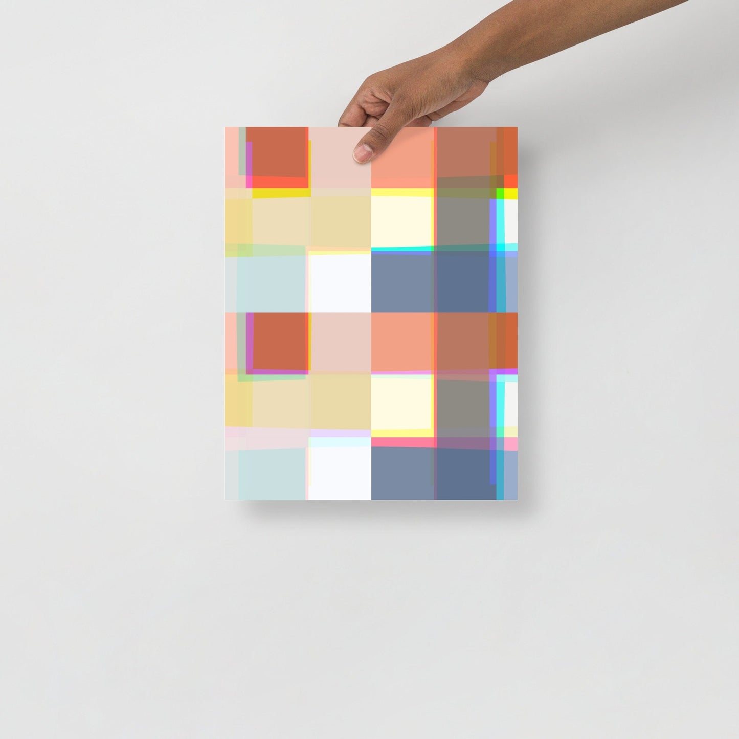 Altered Pantone Squares Photo paper poster