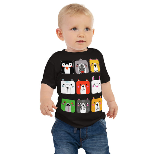 Animals Squared Baby Jersey Short Sleeve Tee