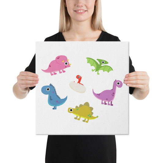 Cute Dinos Canvas