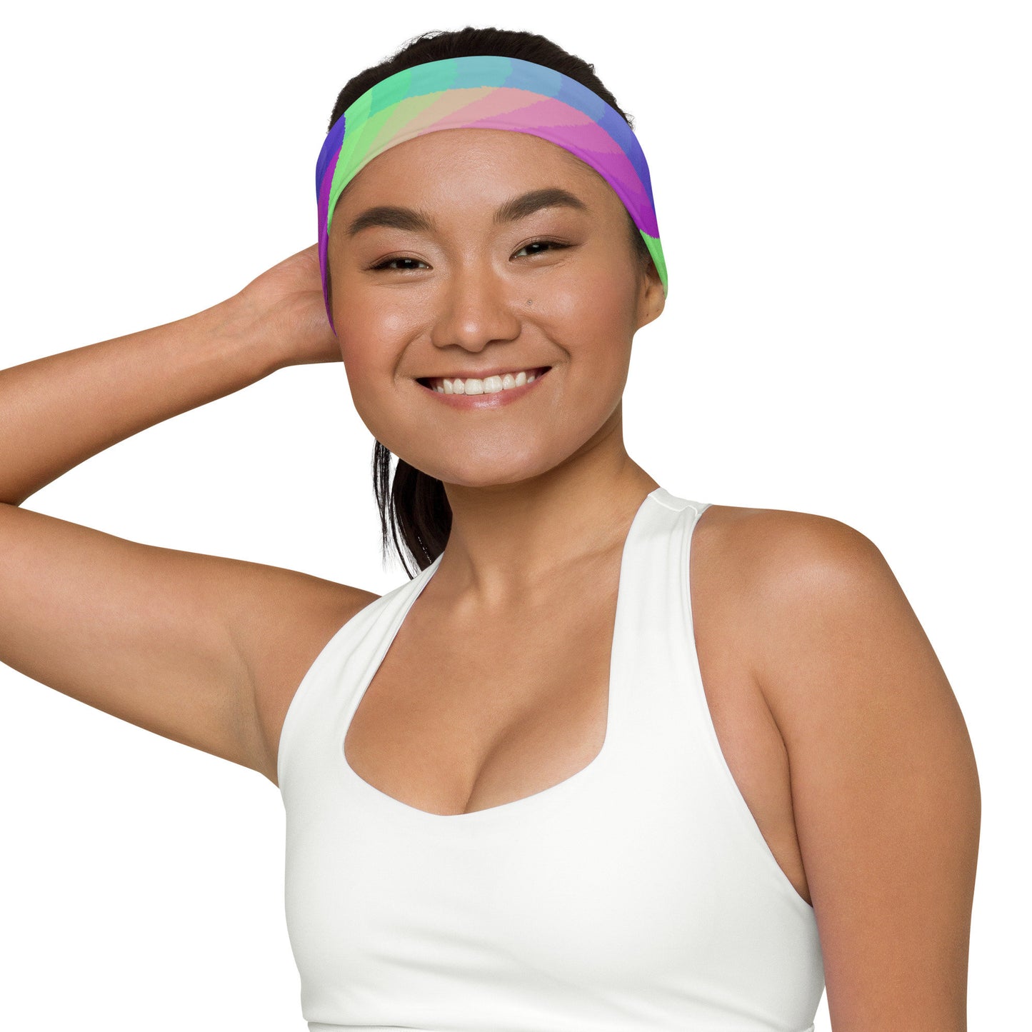 Bright Fuzzy Waves Headband