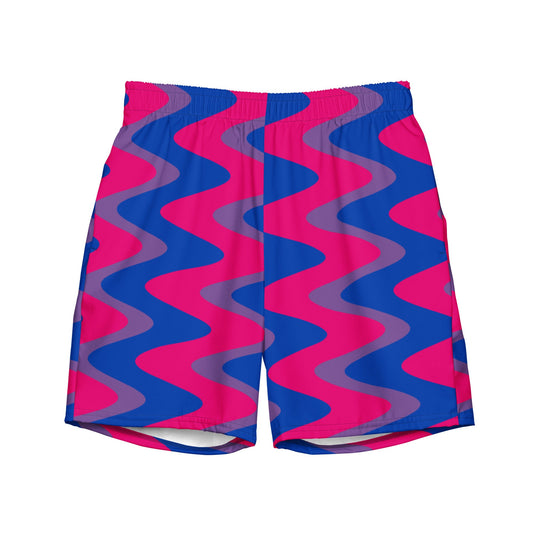 Bisexual Pride Flag Men's swim trunks