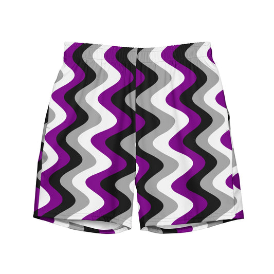 Asexual Pride Flag Men's swim trunks