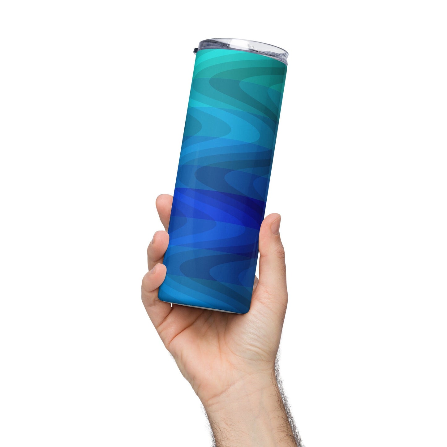 Deep Ocean Waves Stainless steel tumbler